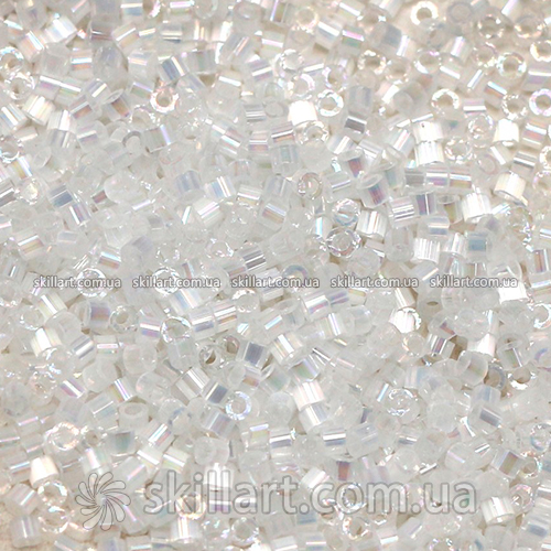 Бисер DB-670 Miyuki Delica Beads 11/0 (сатин, снежно-белый искрящийся)